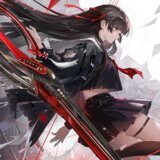 鳴潮の千咲(ちさ)がかわいい！下着はスパッツor黒パンツ！？【黒髪セーラー服美少女】